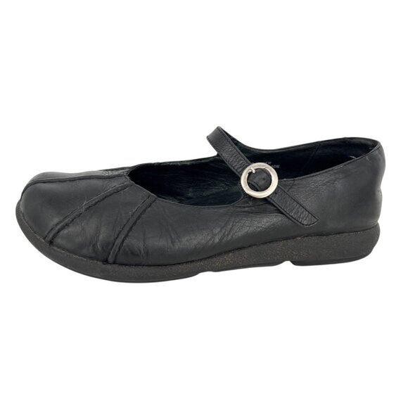 Dansko Giselle Mary Jane Black Leather Shoes Size 40 10 - Picture 1 of 10